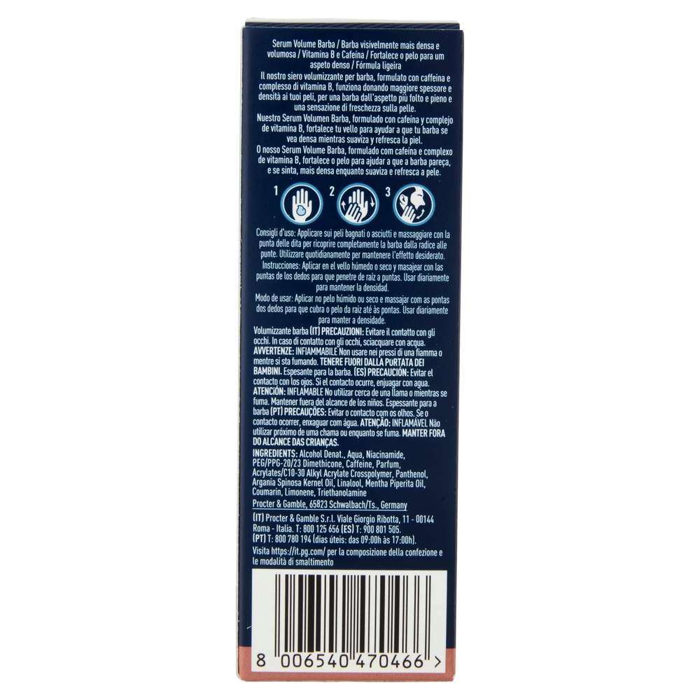 King C Gillette Siero Volumizzante per Barba 50 ml